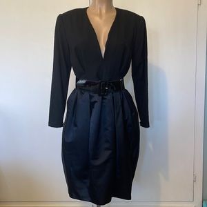 STANLEY PLATOS Vintage Gorgeous V neck womens DRESS size M